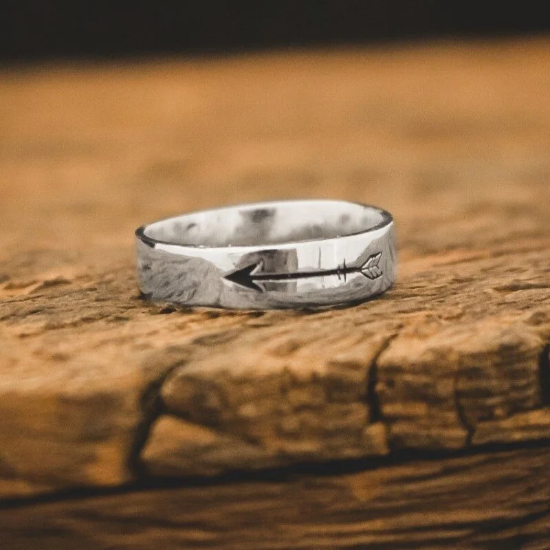 Mens sales arrow ring