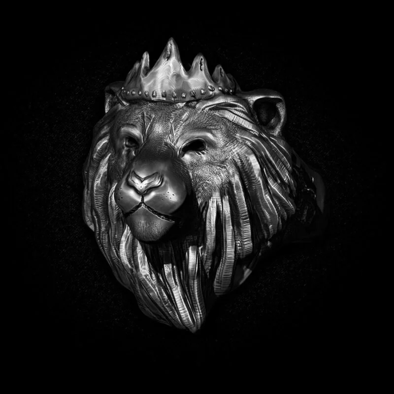 Anel Leão - Lion King (Prata)