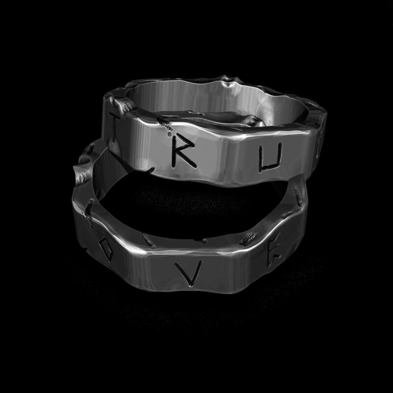 Par de Alianças Personalizadas - Custom (Prata)