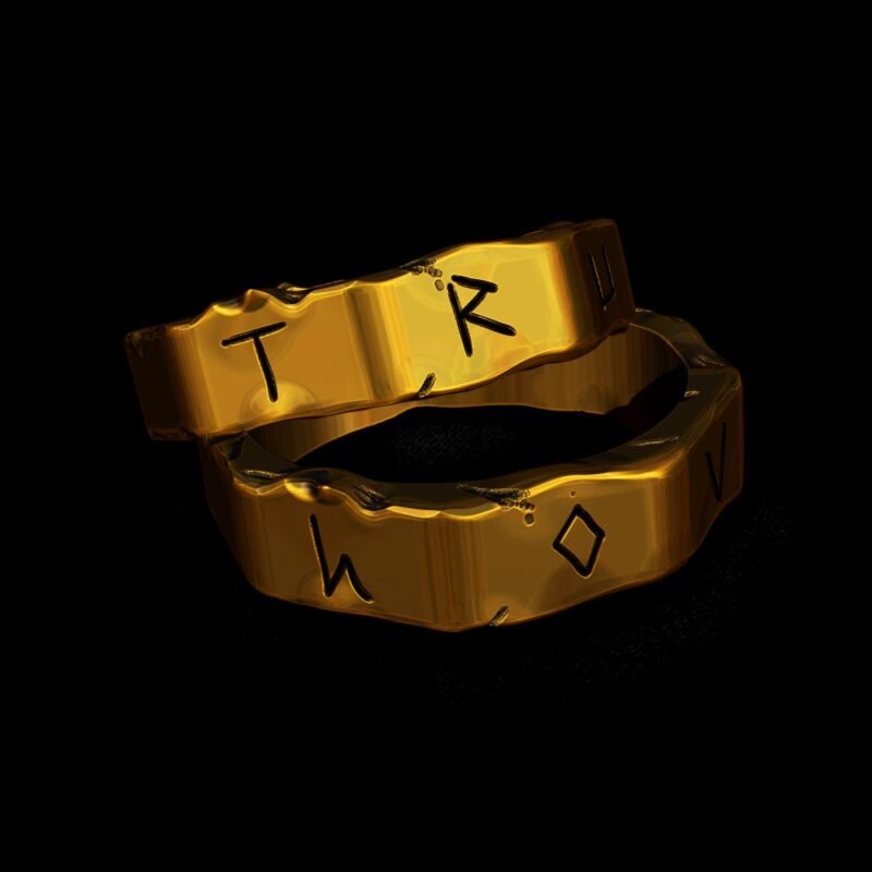 Par de Alianças Personalizadas - Custom (Ouro)