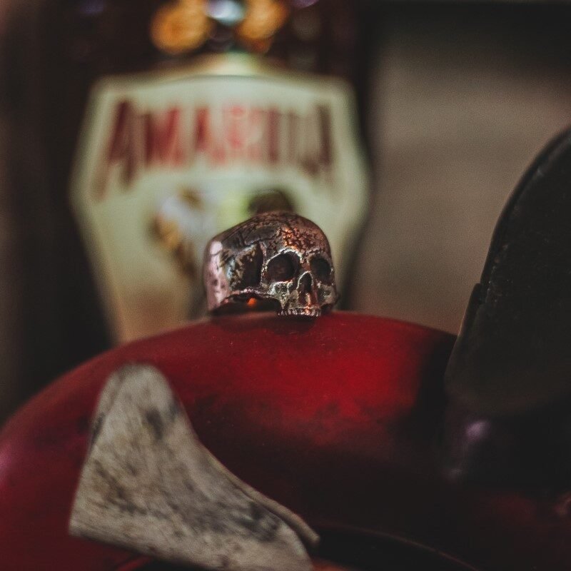 Anel de Caveira - Hard Skull (Prata)