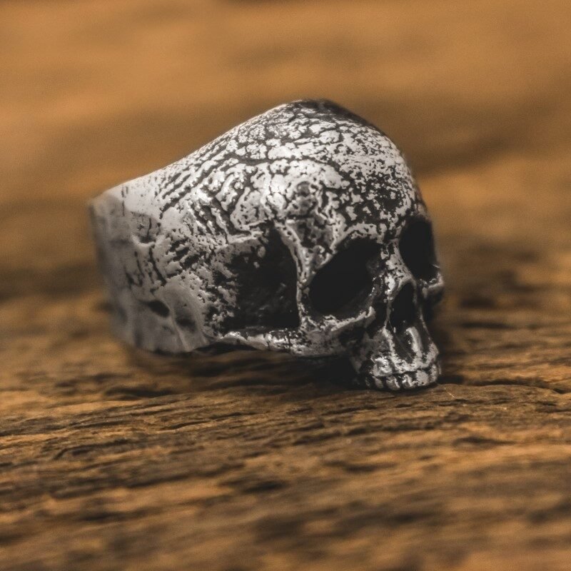 Anel de Caveira - Hard Skull (Prata)