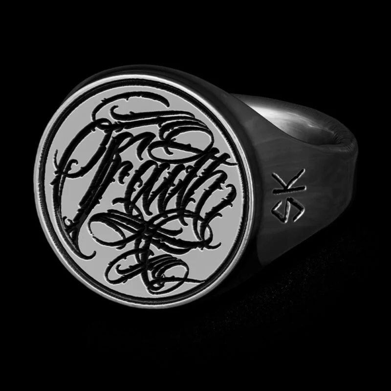 Anel Redondo Faith (Prata)