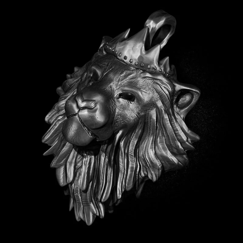 Pingente Leão - Lion King (Prata)