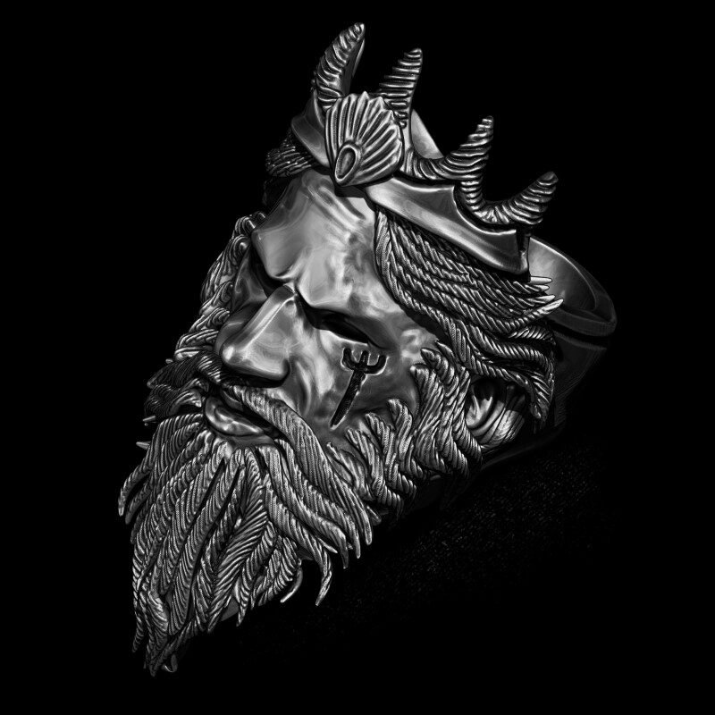 Anel Poseidon (Prata)