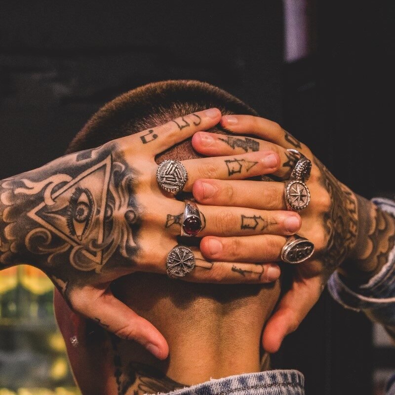 Anel Viking Vegvisir (Prata)