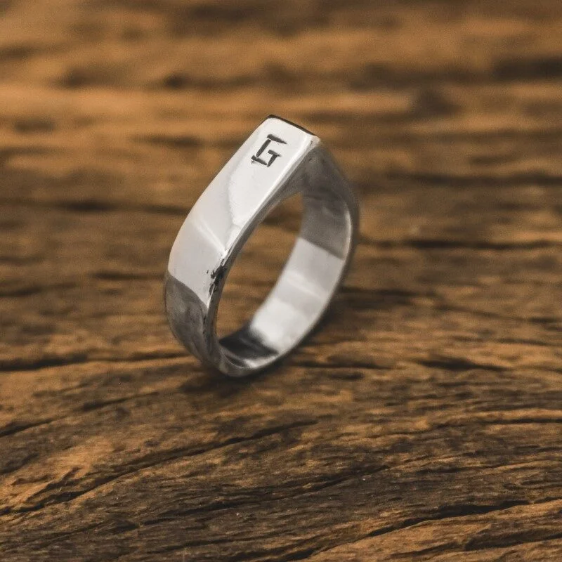 Par de Alianças Personalizadas - Custom II (Prata)