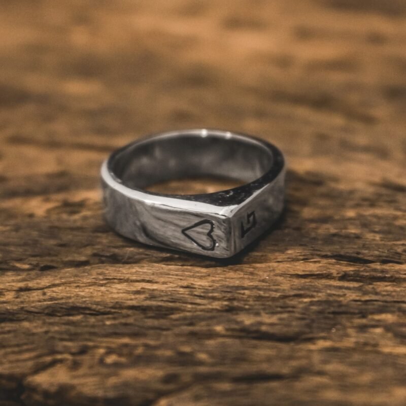 Par de Alianças Personalizadas - Custom II (Prata)