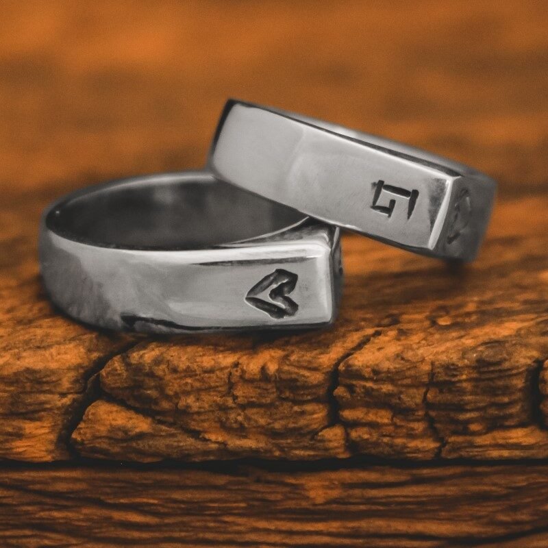 Par de Alianças Personalizadas - Custom II (Prata)