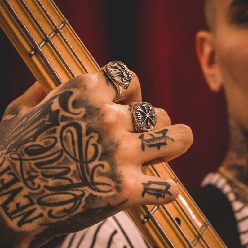 Anel Viking Vegvisir (Prata)