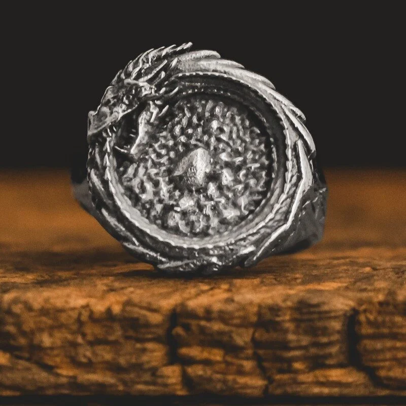 Anel Viking Jörmungandr (Prata)
