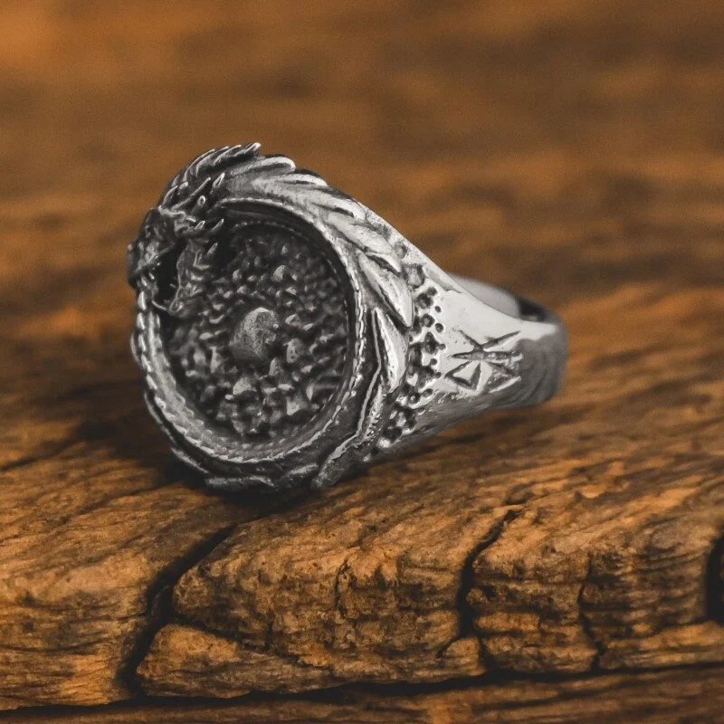 Anel Viking Jörmungandr (Prata)