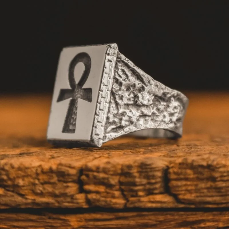 Anel Ankh (Prata)
