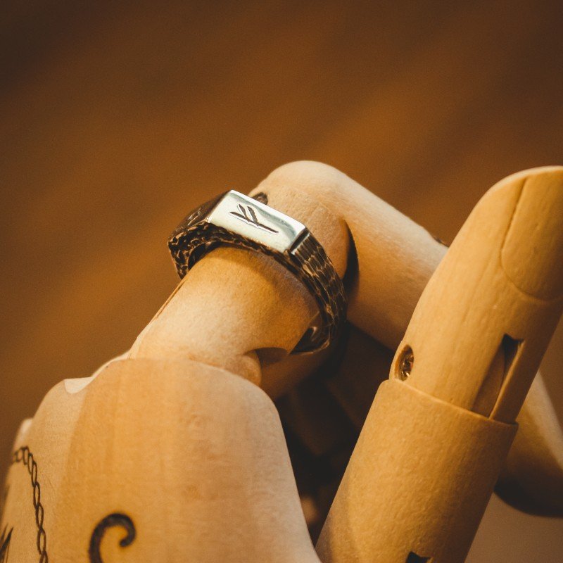 Anel Runas Vikings (Prata)