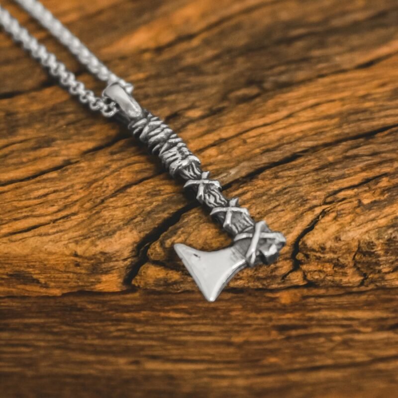 Pingente Machado Viking (Prata)