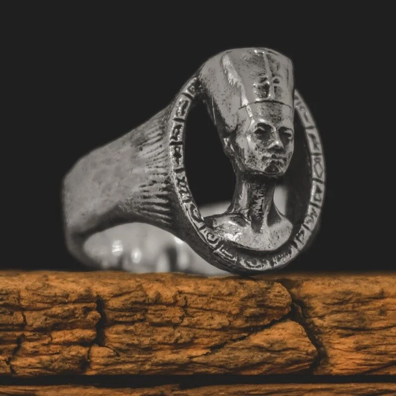 Anel Nefertiti (Prata)