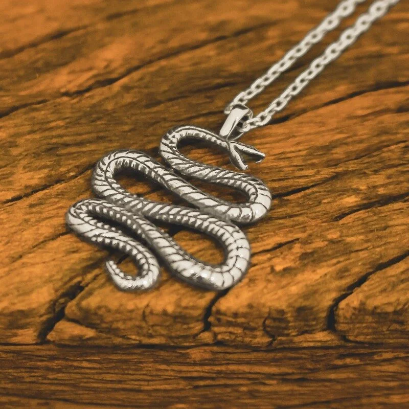 Pingente Snake (Prata)