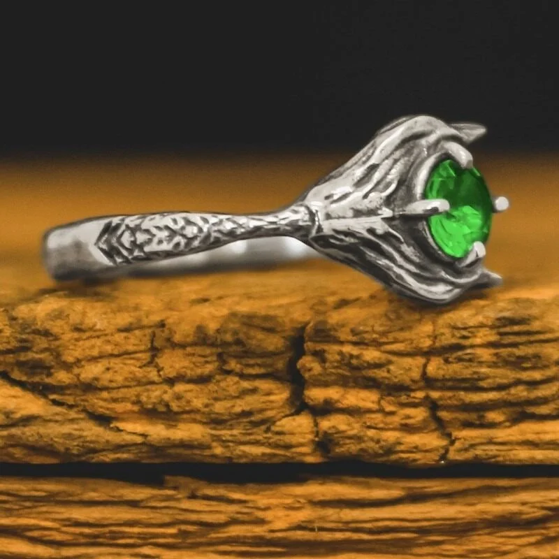 Solitário Sereia (Prata)