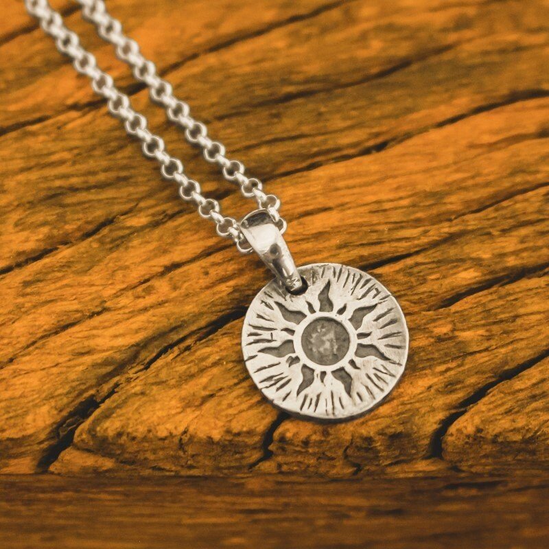 Pingente Sun e Moon (Prata)