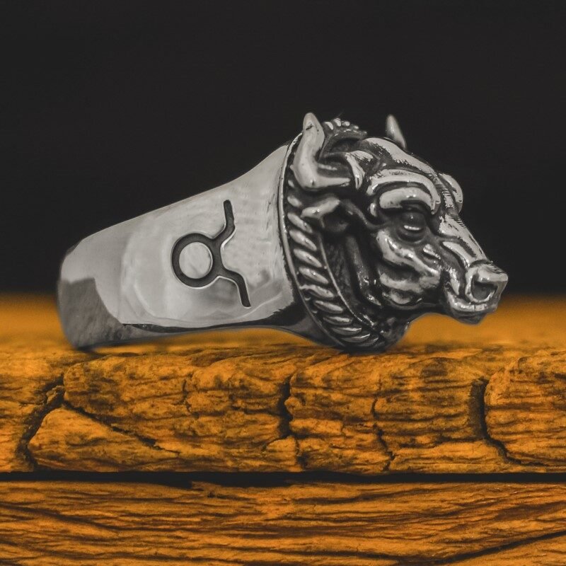 Anel Signo de Touro (Prata)