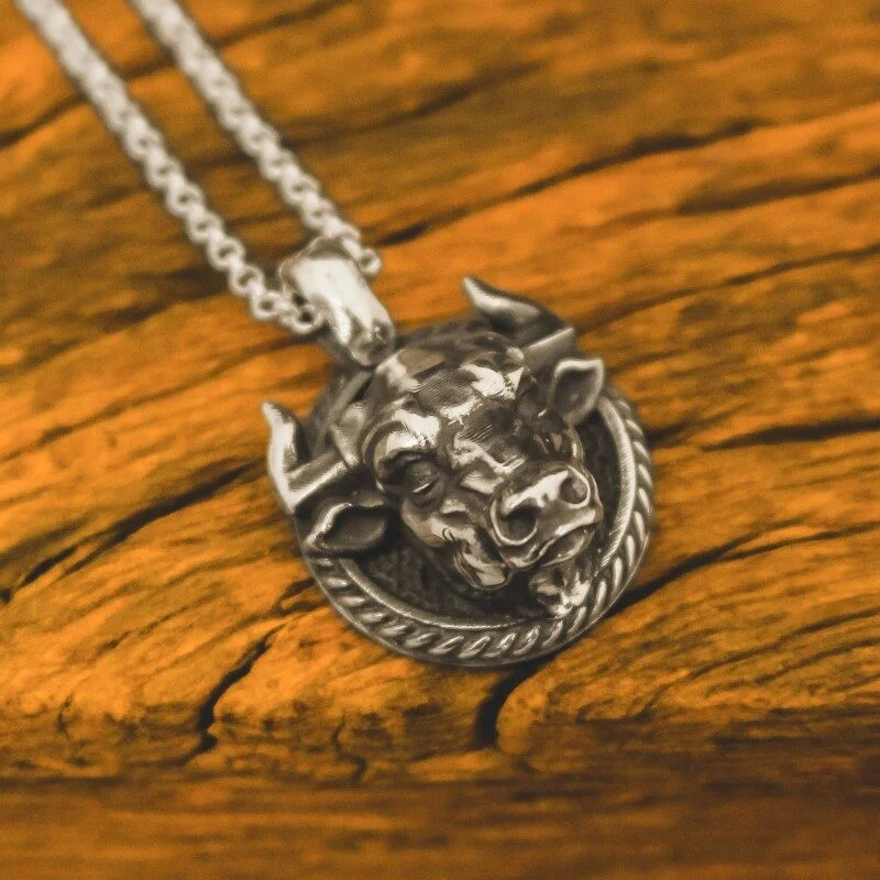 Pingente Signo de Touro (Prata)