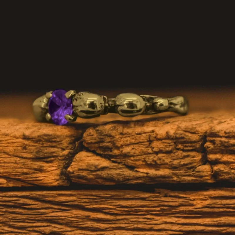 Solitário de Caveira - Skull (Ouro)