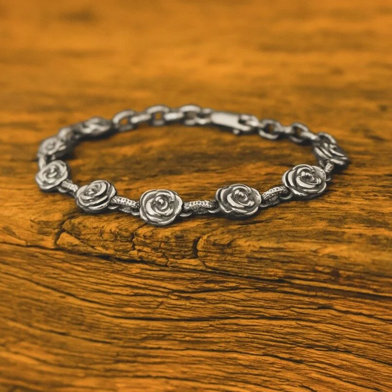 Pulseira Roses (Prata)